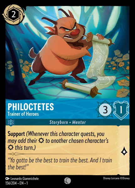 Philoctetes, Trainer of Heroes