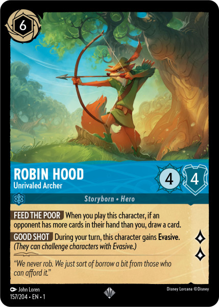 Robin Hood, Unrivaled Archer