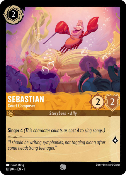 Sebastian, Court Composer (foil)