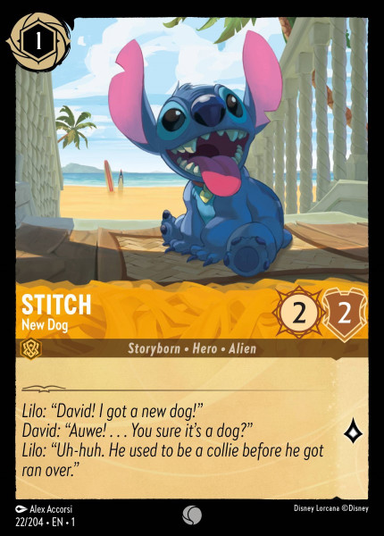 Stitch, New Dog