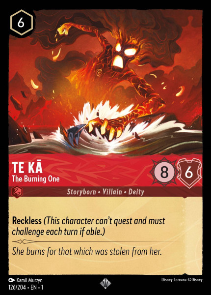 Te Kā, The Burning One (foil)