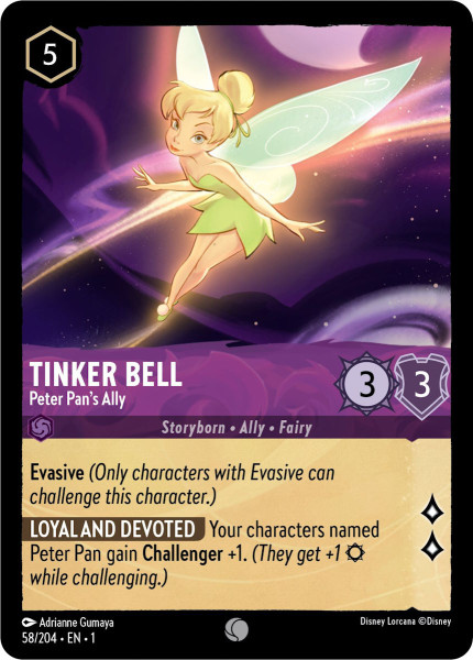Tinker Bell, Peter Pan's Ally (foil)