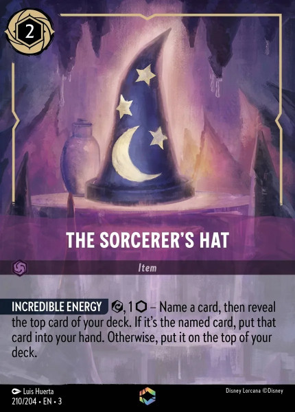 The Sorcerer's Hat (foil) (borderless)