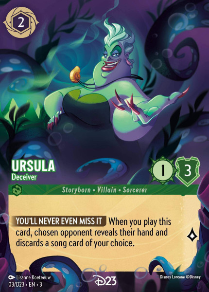 Ursula, Deceiver (foil) (borderless)