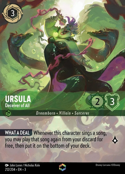 Ursula, Deceiver of All (foil) (borderless)