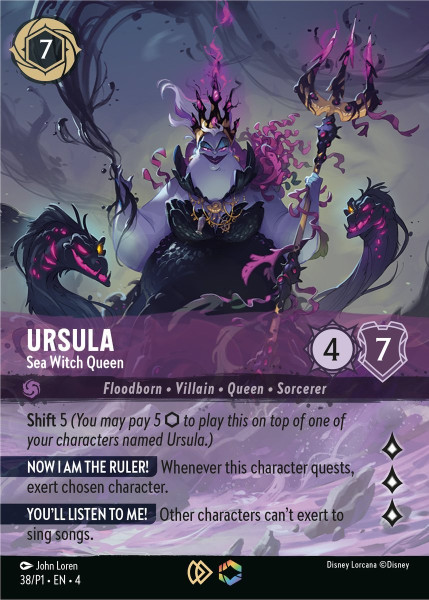 Ursula, Sea Witch Queen (foil) (borderless)