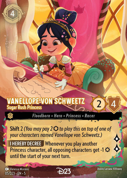 Vanellope von Schweetz, Sugar Rush Princess (foil) (borderless)