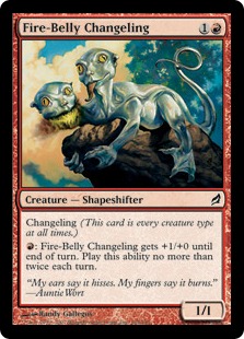 Fire-Belly Changeling (foil)