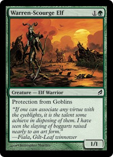 Warren-Scourge Elf (foil)