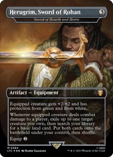 Sword of Hearth and Home (#384) (surge foil) (borderless)