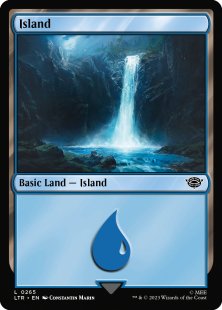 Island (#265) (foil)