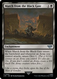 March from the Black Gate (foil)