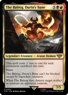 The Balrog, Durin's Bane (foil)