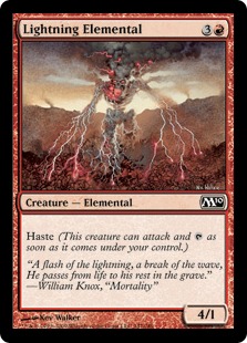 Lightning Elemental (foil)