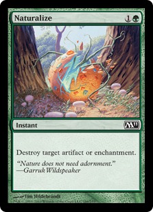 Naturalize (foil) - Magic 2011 | Bazaar of Magic