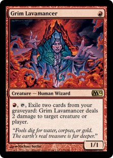 Grim Lavamancer (foil)