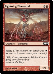 Lightning Elemental (foil)