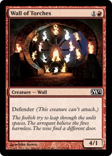 Wall of Torches (foil)