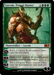 Garruk, Primal Hunter (foil) (EX)