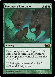 Predatory Rampage (foil)