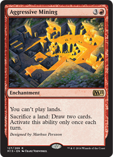 Aggressive Mining (foil)