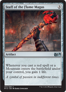 Staff of the Flame Magus (foil)