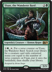 Yisan, the Wanderer Bard (foil)