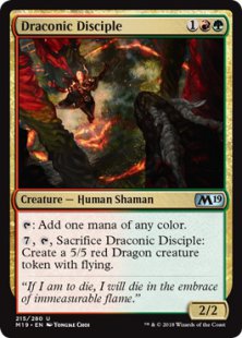 Draconic Disciple (foil)