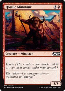 Hostile Minotaur (foil)