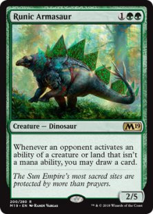 Runic Armasaur (foil)