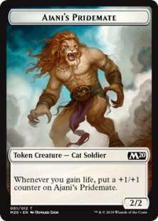 Ajani's Pridemate token (2/2)