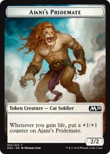 Ajani's Pridemate token (2/2)