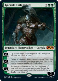 Garruk, Unleashed (foil)