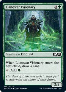 Llanowar Visionary (foil)