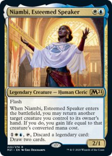 Niambi, Esteemed Speaker (foil)