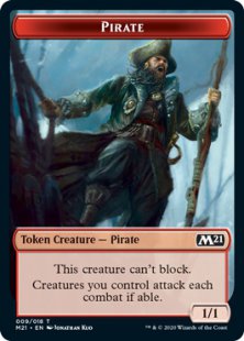 Pirate token (foil) (1/1)