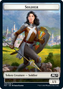 Soldier token (foil) (1/1)