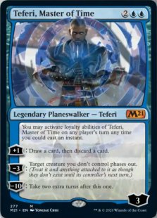 Master of Time Details about   Core Set 2021  Teferi FOIL Borderless 