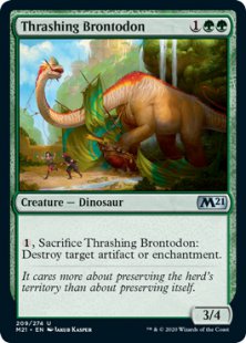 Thrashing Brontodon (foil)