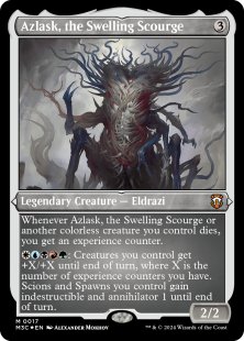 Azlask, the Swelling Scourge (foil-etched)