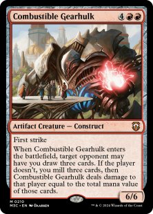Combustible Gearhulk (ripple foil)