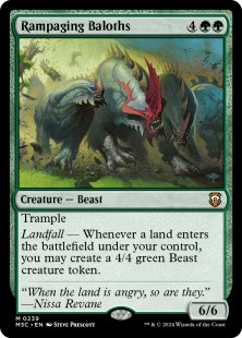 Rampaging Baloths (ripple foil)