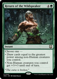 Return of the Wildspeaker (ripple foil)