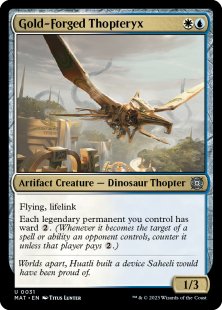 Gold-Forged Thopteryx (foil)