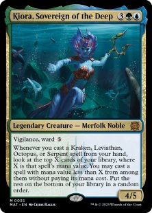 Kiora, Sovereign of the Deep (foil)