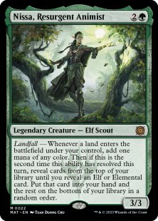 Nissa, Resurgent Animist (foil)