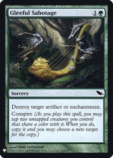 Gleeful Sabotage (foil)