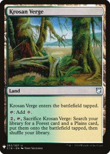 Krosan Verge (Commander 2018)