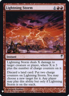 Lightning Storm (foil)