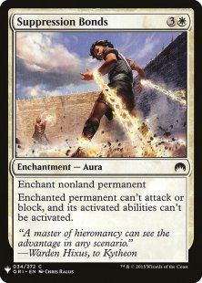 Suppression Bonds - Magic Origins | Bazaar of Magic Suppression Bonds - Magic Origins | Bazaar of Magic